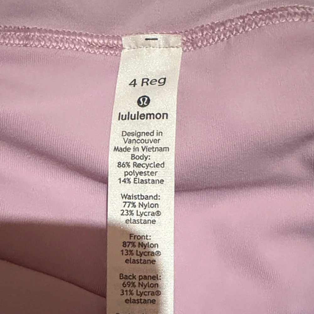 lululemon athletica Pink Floral Athletic Skirt
